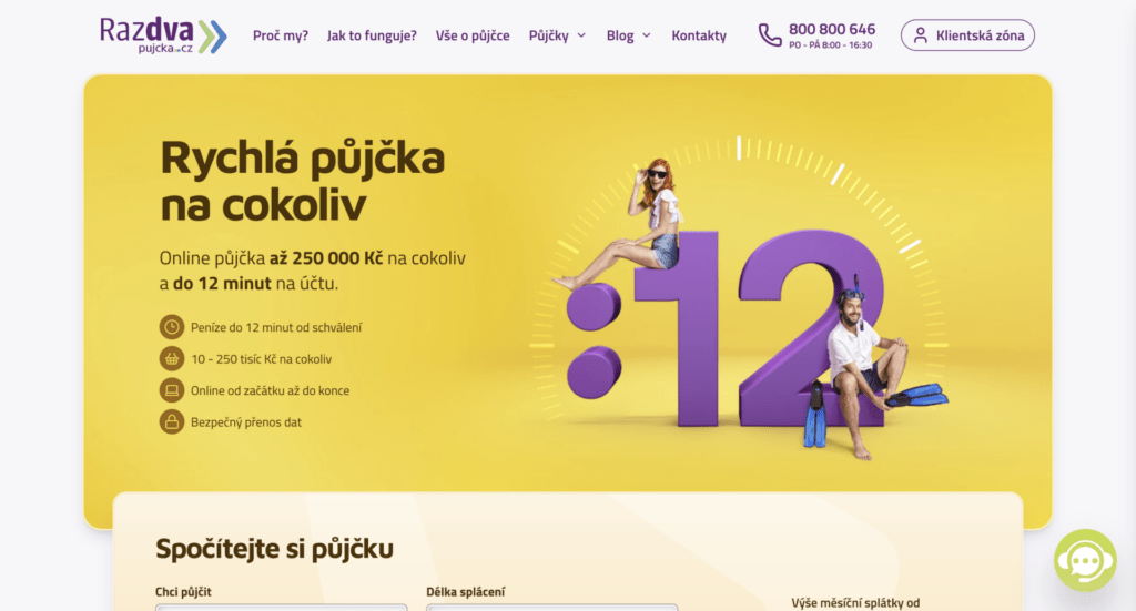 rychlá půjčka bez doložení příjmu