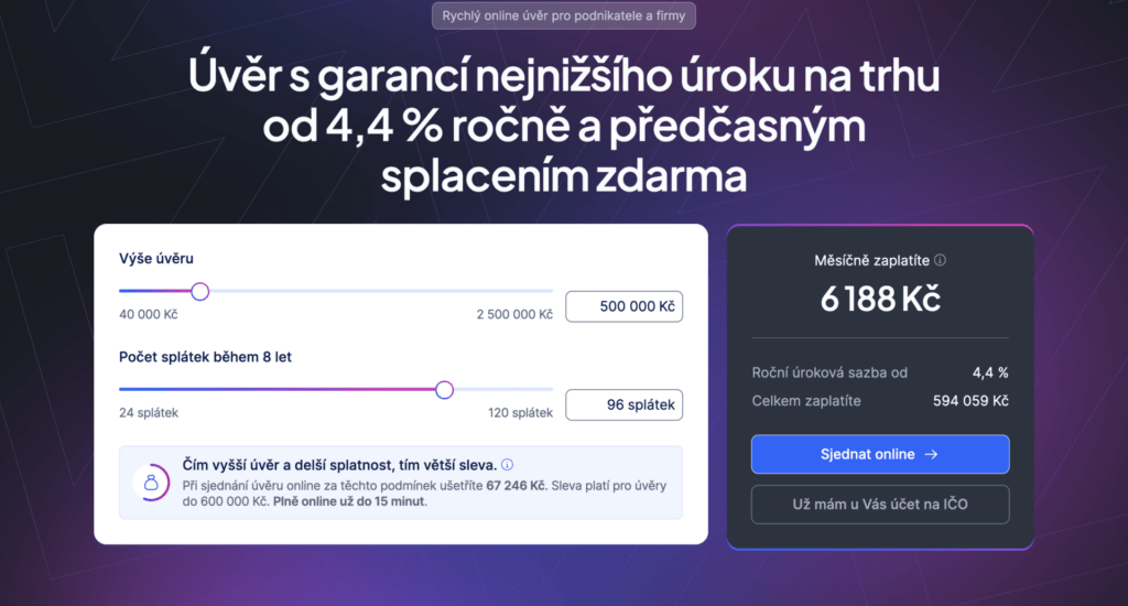 nebankovní půjčka pro OSVČ