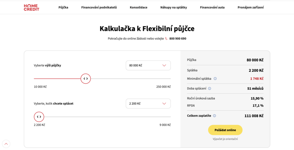 půjčka na op