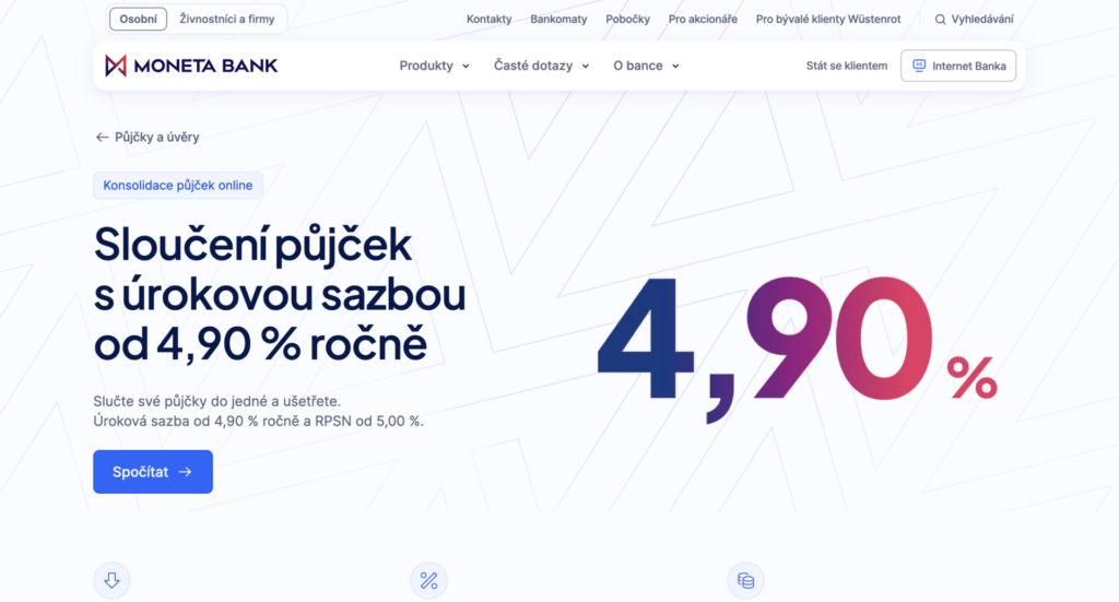 nebankovní konsolidace